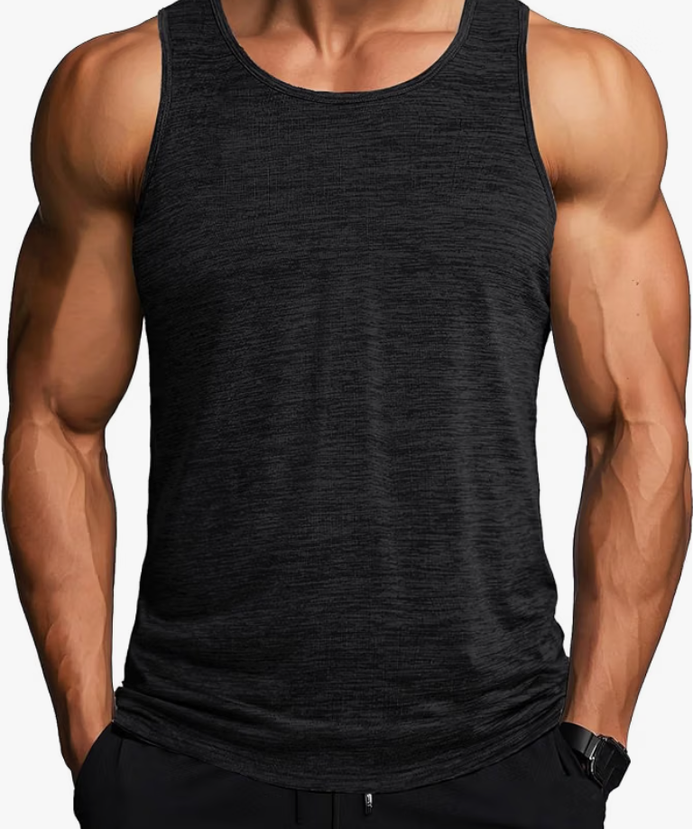 tanktop für online training fitness bei blonde frau oder für männern wie ihr wollt wenn ihr gut aussehen wollt kauft dieses trainings outfit
